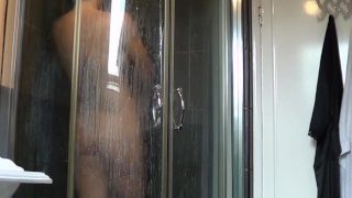Real stepson rescuses step-mom from the shower