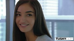 TUSHY Sugar Daddy Gapes His Sugar Baby And Her Best Friend