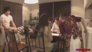 brother fucks his stepsister in front of all his family